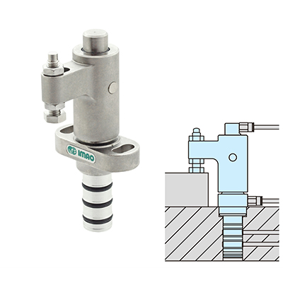 COMPACT PNEUMATIC SWING CLAMPS WITH DETECTING PORTS (Gasket Piping)