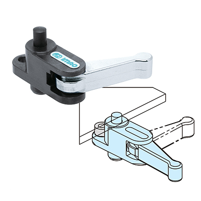 COMPACT WORK SUPPORTS WITH CAM HANDLE