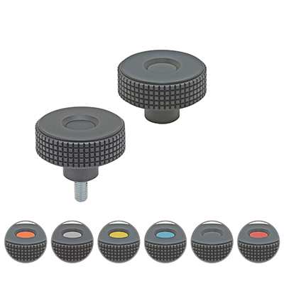 PLASTIC KNURLED KNOBS