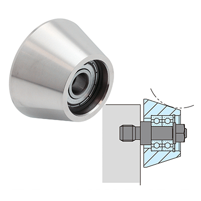 [Obsolete] TAPERED GUIDE ROLLERS (DOUBLE BEARINGS)