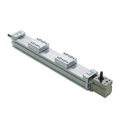 MECHANICAL LINEAR ACTUATORS WITH ADJUSTABLE GEARBOX (Dual Carriage, Synchro-Use)