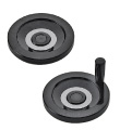 [Obsolete (successor version available)] PLASTIC ANGLED SOLID HANDWHEELS