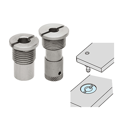 BALL-LOCK CLAMPING RECEPTACLES