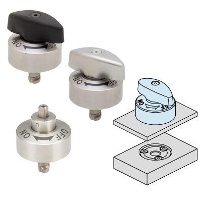 HEAVY DUTY QUARTER-TURN CLAMPS
