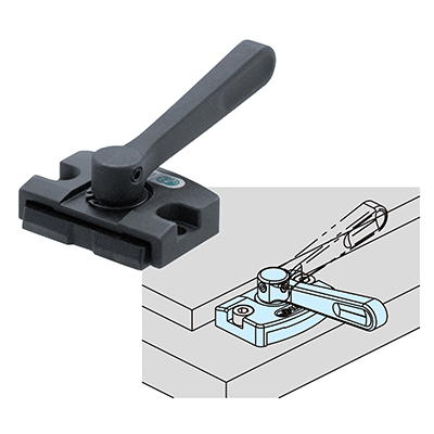 LOW-PROFILE CAM EDGE CLAMPS