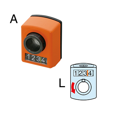 DIGITAL POSITION INDICATORS, Style A / Rotative Direction : Left