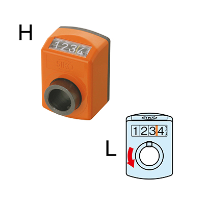 DIGITAL POSITION INDICATORS, Style H / Rotative Direction : Left