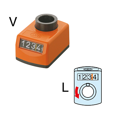 DIGITAL POSITION INDICATORS, Style V / Rotative Direction : Left