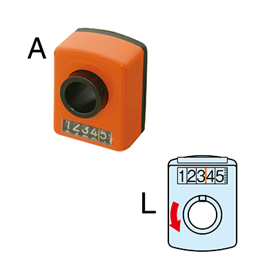 DIGITAL POSITION INDICATORS, Style A / Rotative Direction : Left