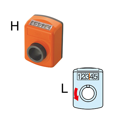 DIGITAL POSITION INDICATORS, Style H / Rotative Direction : Left