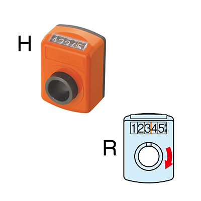 DIGITAL POSITION INDICATORS, Style H / Rotative Direction : Right