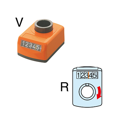 DIGITAL POSITION INDICATORS, Style V / Rotative Direction : Right