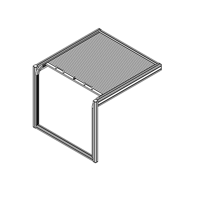 【製造終了】 機械用アルミシャッター(L型)