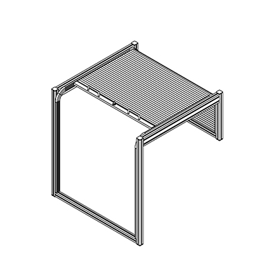 【製造終了】 機械用アルミシャッター(U型)