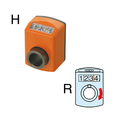 読み取り方向 H / 右回転