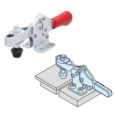 横型トグルクランプ