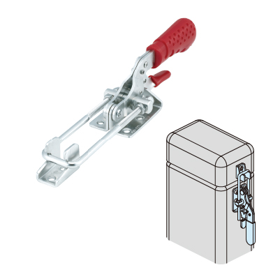 引き型トグルクランプ ロック機構付